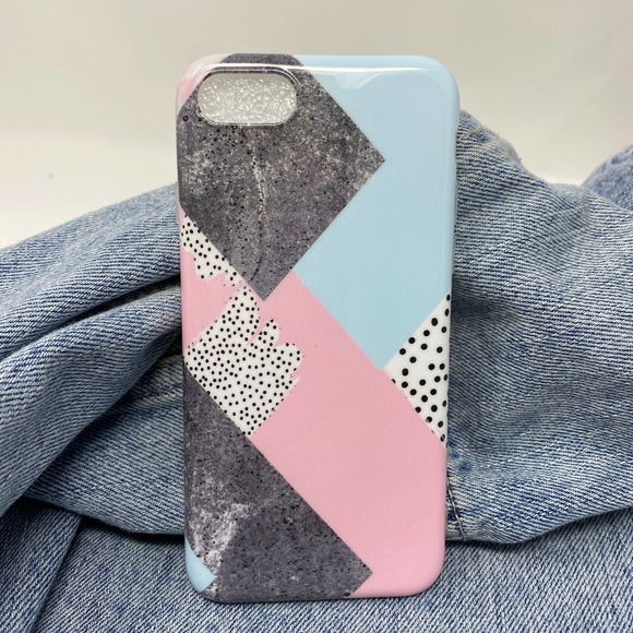 Unbranded Other - iPhone X/XS Case Geometric Dot Print Cover NEW
